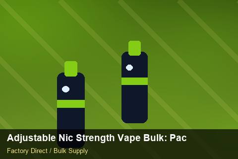 Adjustable Nic Strength Vape Bulk — Adjustable Nic Strength Vape Bulk: Packaging Standards — Coil Options photo 2