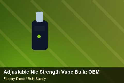 Adjustable Nic Strength Vape Bulk — Adjustable Nic Strength Vape Bulk: OEM & ODM Service — Coil Options photo 1