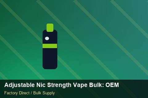 Adjustable Nic Strength Vape Bulk — Adjustable Nic Strength Vape Bulk: OEM & ODM Service — Coil Options photo 2