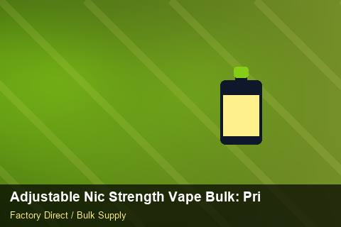 Adjustable Nic Strength Vape Bulk — Adjustable Nic Strength Vape Bulk: Private Label Options — Coil Options photo 2