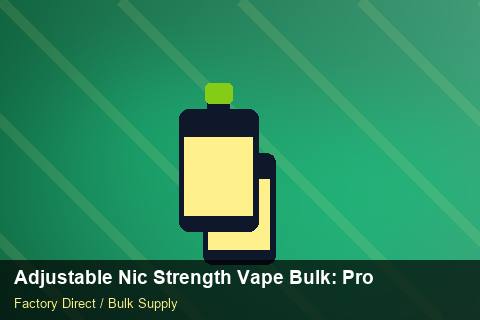 Adjustable Nic Strength Vape Bulk — Adjustable Nic Strength Vape Bulk: Production Capacity — Coil Options photo 1