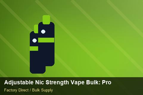 Adjustable Nic Strength Vape Bulk — Adjustable Nic Strength Vape Bulk: Production Capacity — Coil Options photo 2