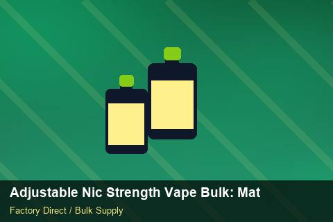 Adjustable Nic Strength Vape Bulk — Adjustable Nic Strength Vape Bulk: Material & Ingredients — Coil Options photo 1