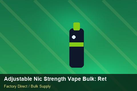 Adjustable Nic Strength Vape Bulk — Adjustable Nic Strength Vape Bulk: Returns & Warranty — Coil Options photo 1