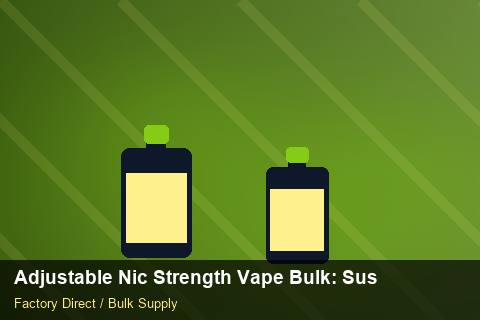Adjustable Nic Strength Vape Bulk — Adjustable Nic Strength Vape Bulk: Sustainability — Coil Options photo 1