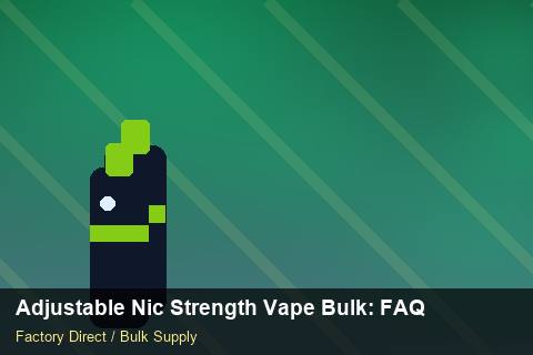 Adjustable Nic Strength Vape Bulk — Adjustable Nic Strength Vape Bulk: FAQ — Coil Options photo 2