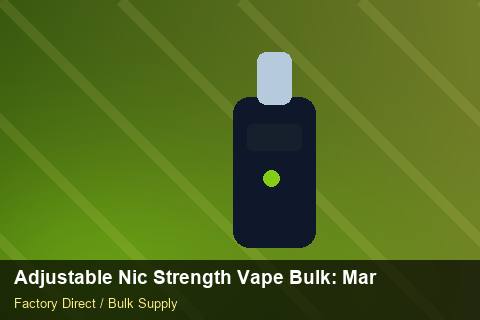 Adjustable Nic Strength Vape Bulk — Adjustable Nic Strength Vape Bulk: Margin Calculator — Coil Options photo 2