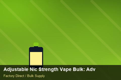 Adjustable Nic Strength Vape Bulk — Adjustable Nic Strength Vape Bulk: Advanced Sourcing — Coil Options photo 2