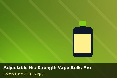 Adjustable Nic Strength Vape Bulk — Adjustable Nic Strength Vape Bulk: Procurement Checklist — Coil Options photo 1