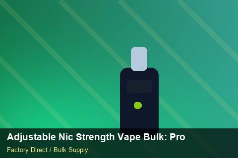Adjustable Nic Strength Vape Bulk — Adjustable Nic Strength Vape Bulk: Procurement Checklist — Coil Options photo 2