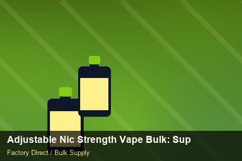 Adjustable Nic Strength Vape Bulk — Adjustable Nic Strength Vape Bulk: Supplier Vetting — Coil Options photo 2