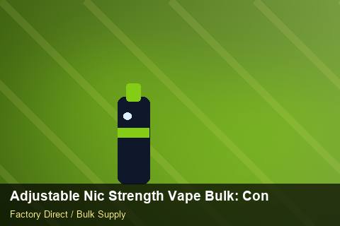 Adjustable Nic Strength Vape Bulk — Adjustable Nic Strength Vape Bulk: Contract Essentials — Coil Options photo 1
