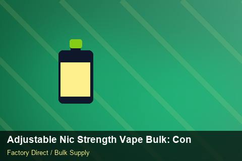 Adjustable Nic Strength Vape Bulk — Adjustable Nic Strength Vape Bulk: Contract Essentials — Coil Options photo 2