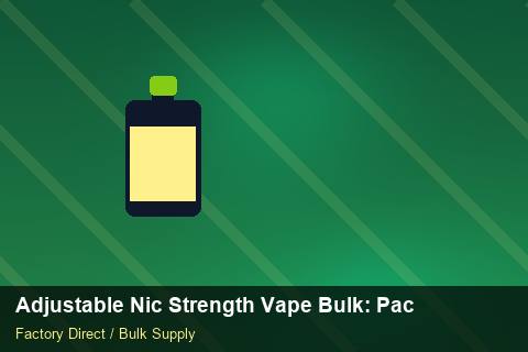 Adjustable Nic Strength Vape Bulk — Adjustable Nic Strength Vape Bulk: Packaging Standards — Nicotine Strengths photo 1