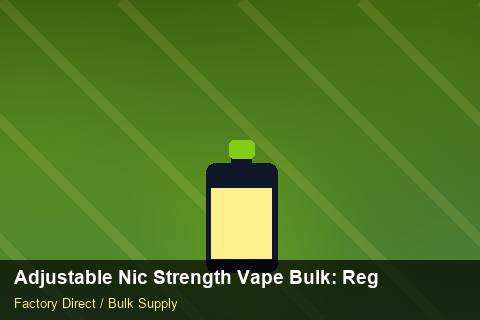 Adjustable Nic Strength Vape Bulk — Adjustable Nic Strength Vape Bulk: Regulatory Update — Nicotine Strengths photo 1