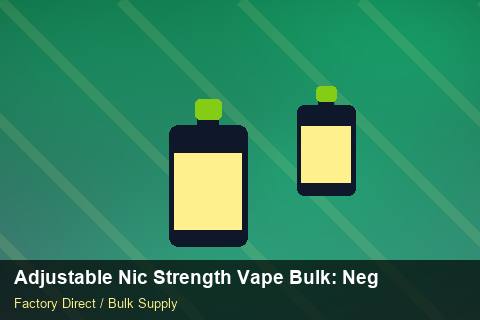Adjustable Nic Strength Vape Bulk — Adjustable Nic Strength Vape Bulk: Negotiation Tips — Nicotine Strengths photo 2