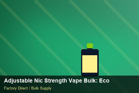Adjustable Nic Strength Vape Bulk — Adjustable Nic Strength Vape Bulk: Eco-Friendly Materials — Nicotine Strengths photo 1