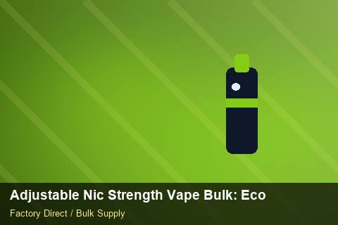 Adjustable Nic Strength Vape Bulk — Adjustable Nic Strength Vape Bulk: Eco-Friendly Materials — Nicotine Strengths photo 2