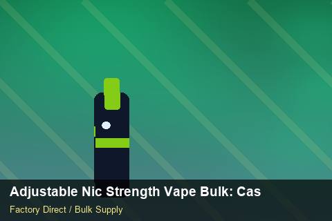 Adjustable Nic Strength Vape Bulk — Adjustable Nic Strength Vape Bulk: Case Studies — Nicotine Strengths photo 1