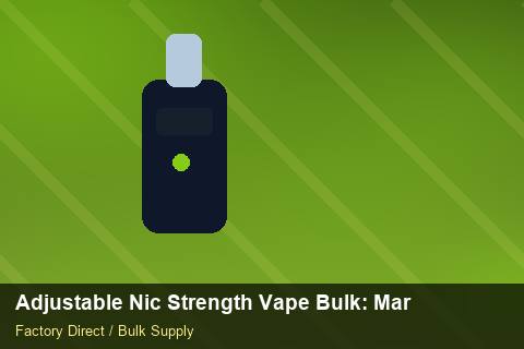 Adjustable Nic Strength Vape Bulk — Adjustable Nic Strength Vape Bulk: Margin Calculator — Nicotine Strengths photo 2