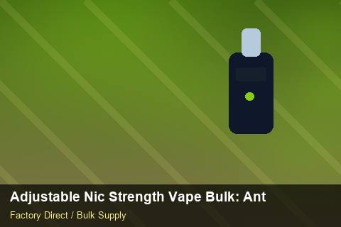 Adjustable Nic Strength Vape Bulk — Adjustable Nic Strength Vape Bulk: Anti-Counterfeit Measures — Nicotine Strengths photo 1