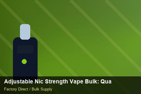 Adjustable Nic Strength Vape Bulk — Adjustable Nic Strength Vape Bulk: Quality Inspection Checklist — Packaging Choices photo 1