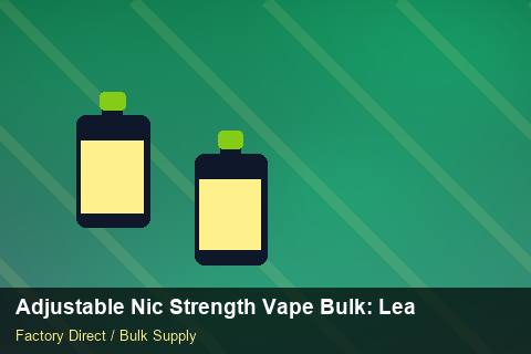 Adjustable Nic Strength Vape Bulk — Adjustable Nic Strength Vape Bulk: Lead Time & MOQ — Packaging Choices photo 1