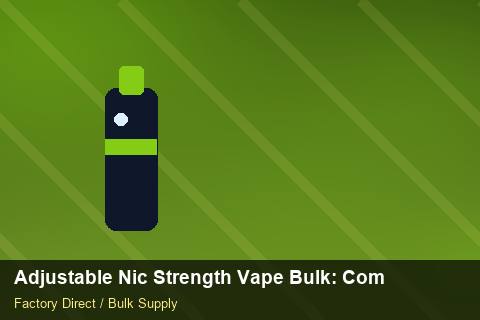 Adjustable Nic Strength Vape Bulk — Adjustable Nic Strength Vape Bulk: Compliance Standards — Packaging Choices photo 1