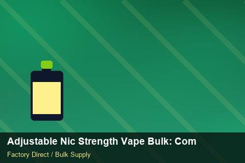 Adjustable Nic Strength Vape Bulk — Adjustable Nic Strength Vape Bulk: Compliance Standards — Packaging Choices photo 2