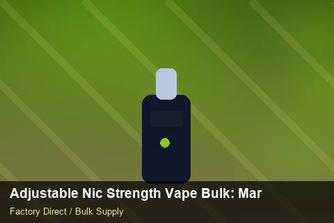 Adjustable Nic Strength Vape Bulk — Adjustable Nic Strength Vape Bulk: Market Trends 2026 — Packaging Choices photo 2
