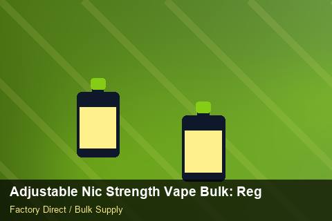 Adjustable Nic Strength Vape Bulk — Adjustable Nic Strength Vape Bulk: Regulatory Update — Packaging Choices photo 1