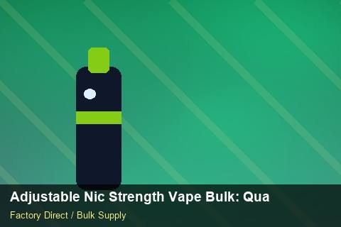 Adjustable Nic Strength Vape Bulk — Adjustable Nic Strength Vape Bulk: Quality Control Process — Packaging Choices photo 1