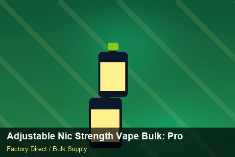 Adjustable Nic Strength Vape Bulk — Adjustable Nic Strength Vape Bulk: Production Capacity — Packaging Choices photo 1