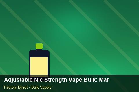 Adjustable Nic Strength Vape Bulk — Adjustable Nic Strength Vape Bulk: Margin Calculator — Packaging Choices photo 1
