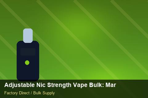 Adjustable Nic Strength Vape Bulk — Adjustable Nic Strength Vape Bulk: Margin Calculator — Packaging Choices photo 2