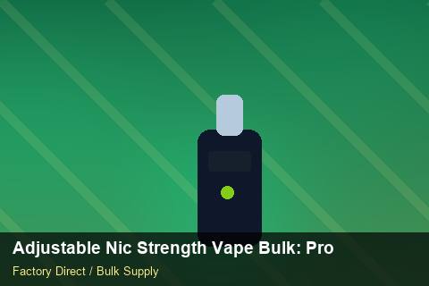 Adjustable Nic Strength Vape Bulk — Adjustable Nic Strength Vape Bulk: Procurement Checklist — Packaging Choices photo 2