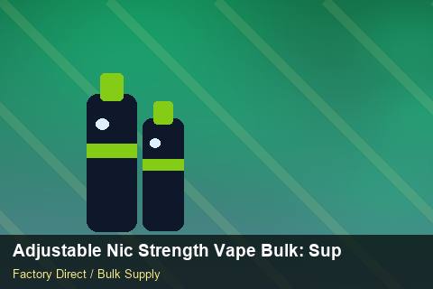 Adjustable Nic Strength Vape Bulk — Adjustable Nic Strength Vape Bulk: Supplier Vetting — Packaging Choices photo 1