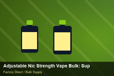 Adjustable Nic Strength Vape Bulk — Adjustable Nic Strength Vape Bulk: Supplier Vetting — Packaging Choices photo 2