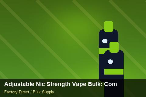 Adjustable Nic Strength Vape Bulk — Adjustable Nic Strength Vape Bulk: Compliance Standards — Labelling Rules photo 1