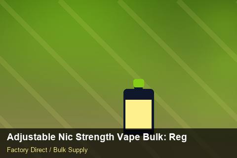 Adjustable Nic Strength Vape Bulk — Adjustable Nic Strength Vape Bulk: Regulatory Update — Labelling Rules photo 1