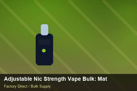 Adjustable Nic Strength Vape Bulk — Adjustable Nic Strength Vape Bulk: Material & Ingredients — Labelling Rules photo 2