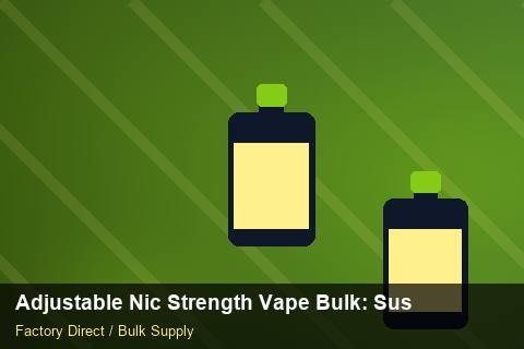 Adjustable Nic Strength Vape Bulk — Adjustable Nic Strength Vape Bulk: Sustainability — Labelling Rules photo 1
