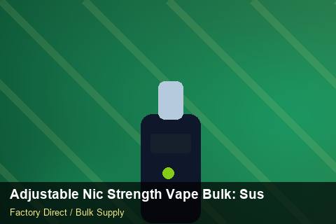 Adjustable Nic Strength Vape Bulk — Adjustable Nic Strength Vape Bulk: Sustainability — Labelling Rules photo 2
