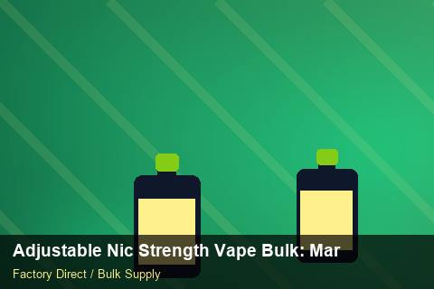 Adjustable Nic Strength Vape Bulk — Adjustable Nic Strength Vape Bulk: Margin Calculator — Labelling Rules photo 1