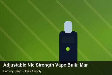 Adjustable Nic Strength Vape Bulk — Adjustable Nic Strength Vape Bulk: Margin Calculator — Labelling Rules photo 2