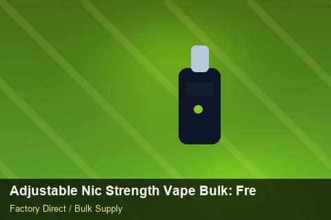 Adjustable Nic Strength Vape Bulk — Adjustable Nic Strength Vape Bulk: Freight Insurance — Labelling Rules photo 2