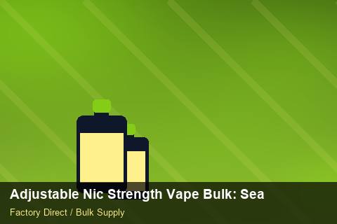 Adjustable Nic Strength Vape Bulk — Adjustable Nic Strength Vape Bulk: Seasonal Planning — Labelling Rules photo 1