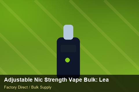Adjustable Nic Strength Vape Bulk — Adjustable Nic Strength Vape Bulk: Lead Time & MOQ — Freight Options photo 2