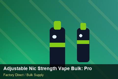 Adjustable Nic Strength Vape Bulk — Adjustable Nic Strength Vape Bulk: Procurement Strategy — Freight Options photo 2