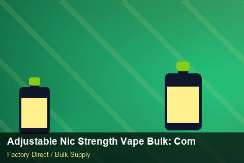Adjustable Nic Strength Vape Bulk — Adjustable Nic Strength Vape Bulk: Compliance Standards — Freight Options photo 2
